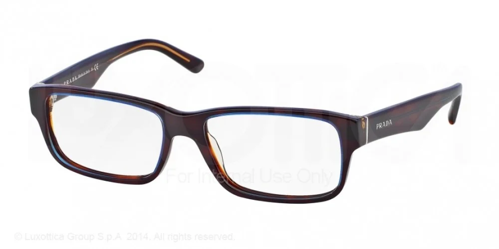 NEW Prada 16MV Eyeglasses ZXH1O1 Blue 100% AUTHENTIC